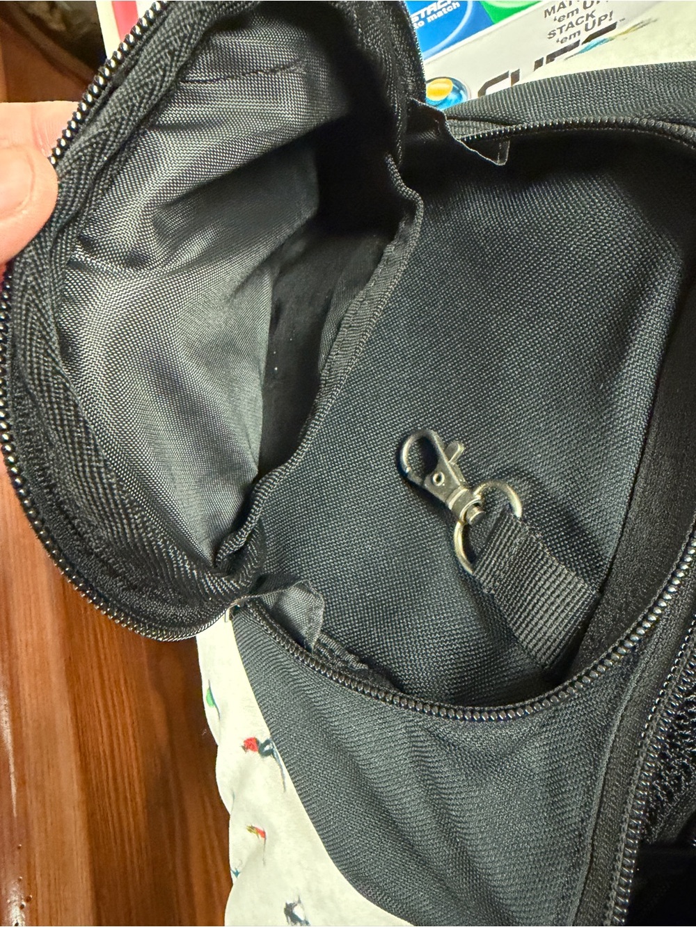 Carhartt Black Canvas Belt Bag with Logo Patch - Picture 3 of 4